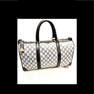 Gucci vintage Boston leather bag